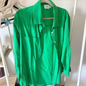 New SNDYS Green Women's Blouse
